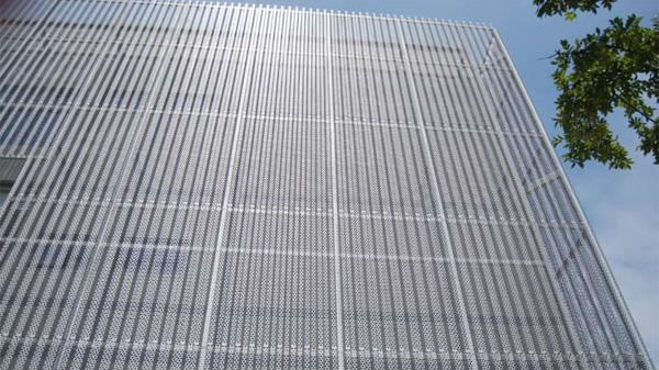 Perforated Metal Cladding for Building