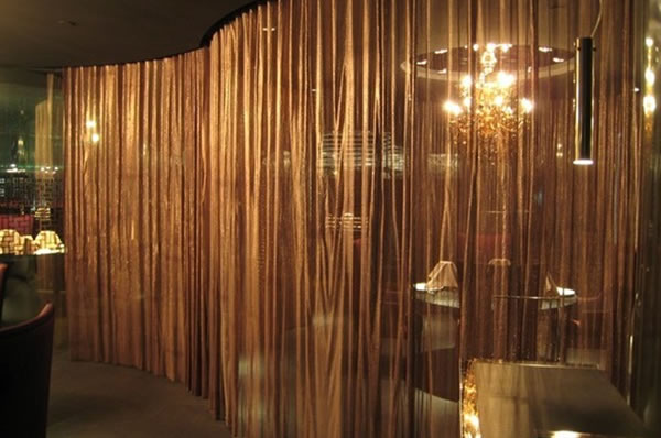 Woven Metal Curtain for Architectural Interior & Exterior Decoration